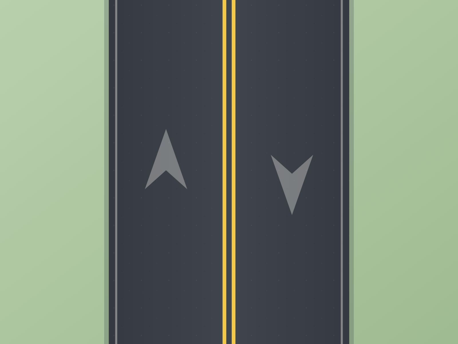 Double solid yellow lines on a road mean: