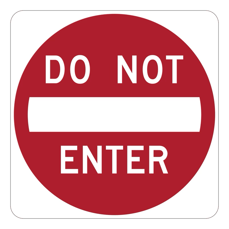 Do Not Enter