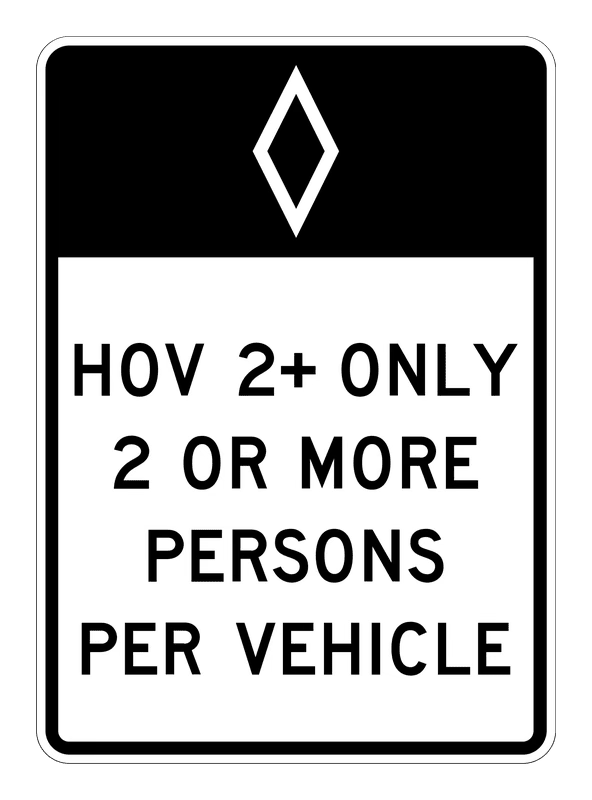 HOV 2+ Only