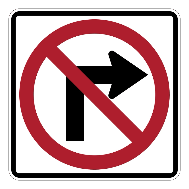No Right Turn