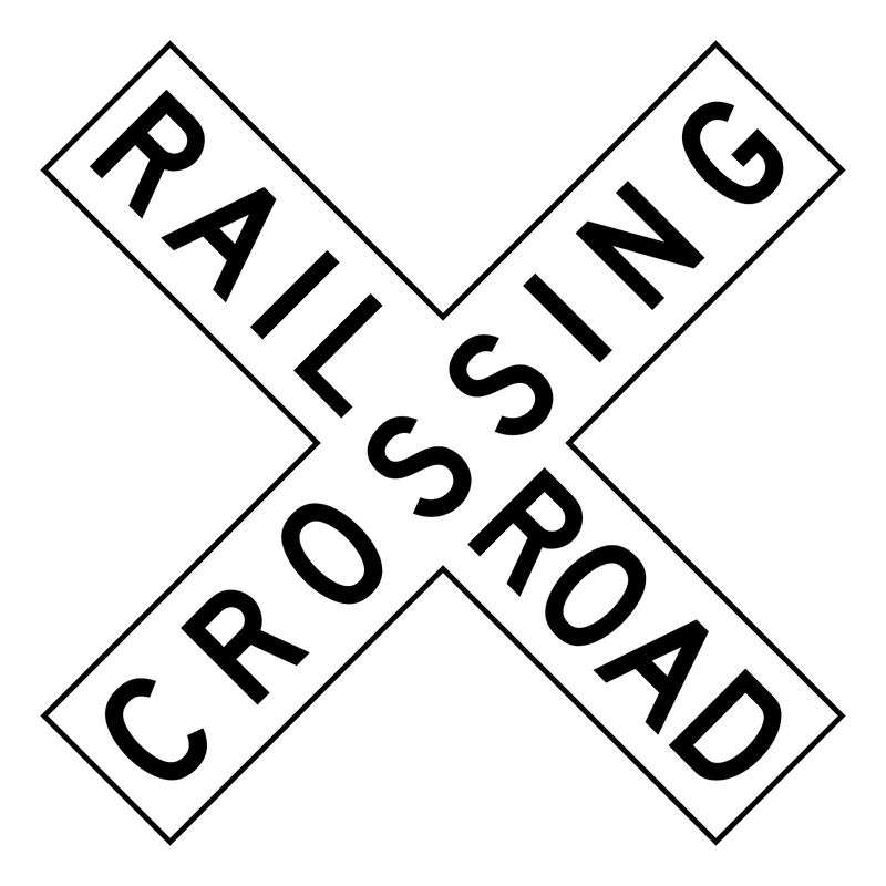 Railroad Crossing (Crossbuck)